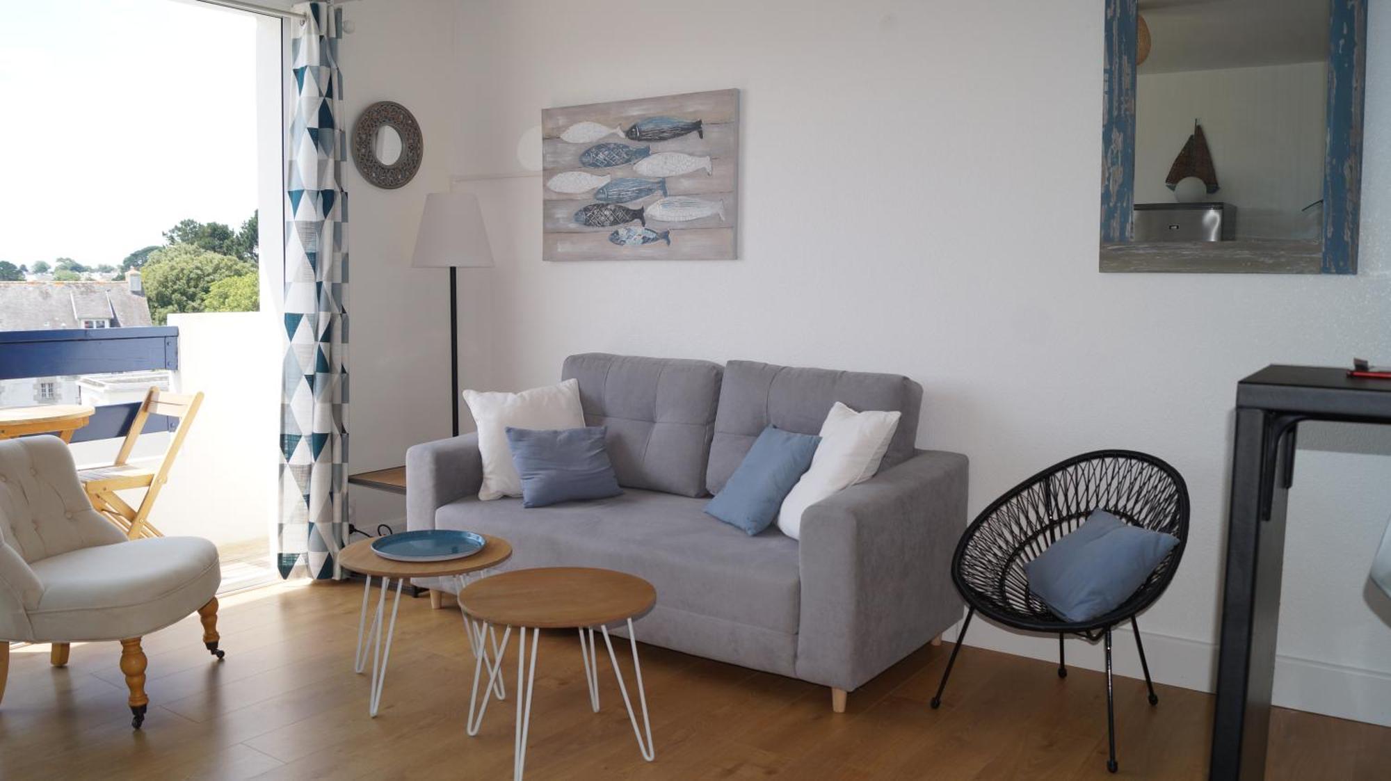 Appartement Vue Mer Бенодет Экстерьер фото
